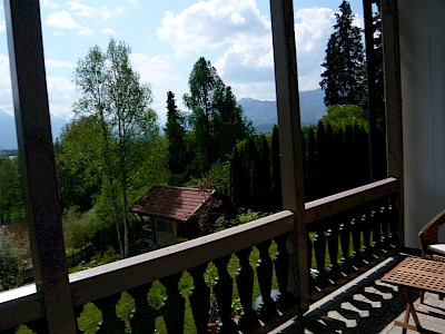 Loggia im Erdgeschoss